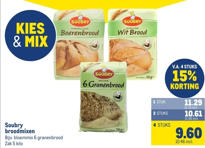 Aanbieding: Soubry broodmixen