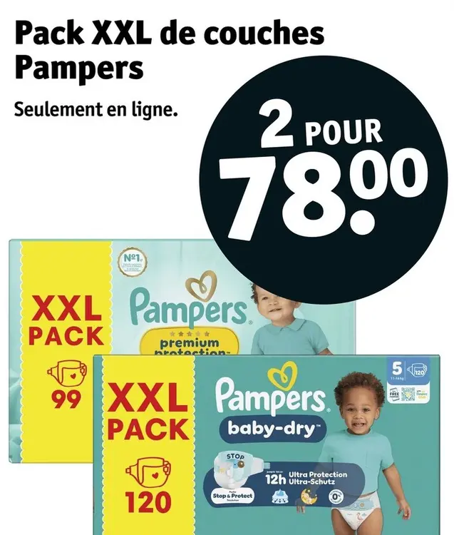 Offre: Pack XXL de couches