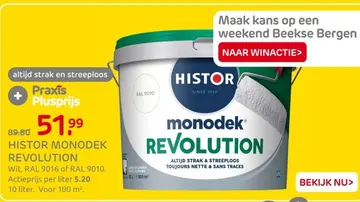 Aanbieding: Histor monodek revolution