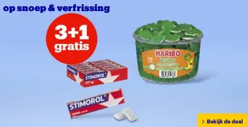 Aanbieding: snoep & verfrissing