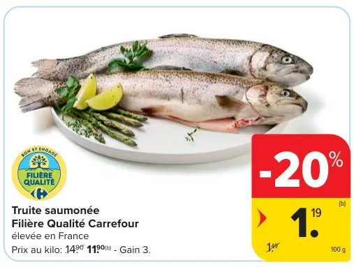 Offre: Truite saumonée