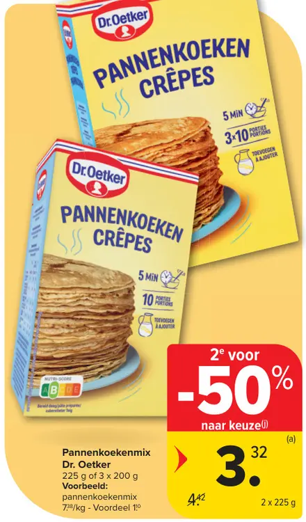Promotie: Pannenkoekenmix