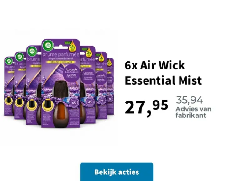 Promotie: Air Wick Essential Mist