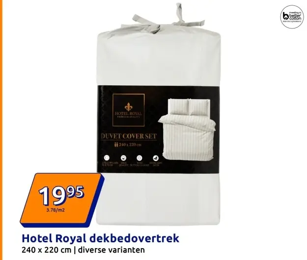 Promotie: Hotel Royal dekbedovertrek