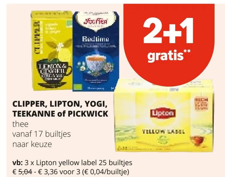 Aanbieding: Thee