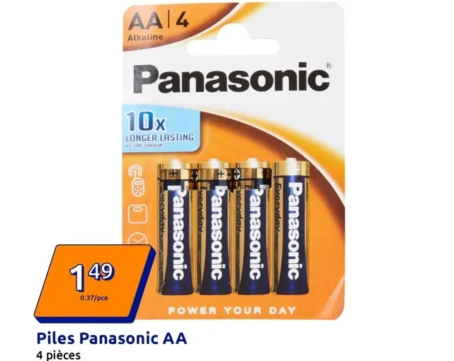 Offre: Piles Panasonic AA