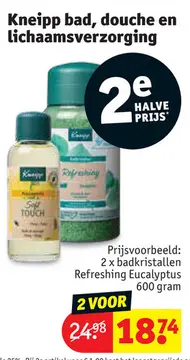 Aanbieding: Kneipp bad, douche en lichaamsverzorging