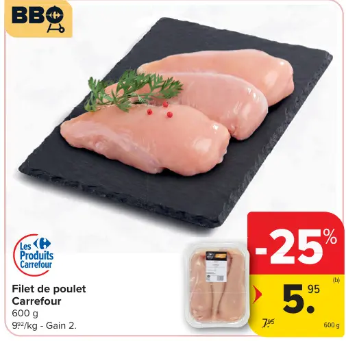 Offre: Filet de poulet