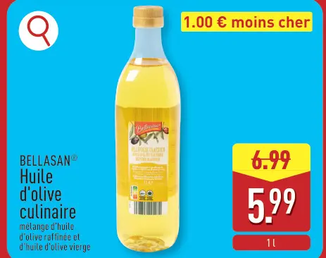 Offre: Huile d'olive culinaire