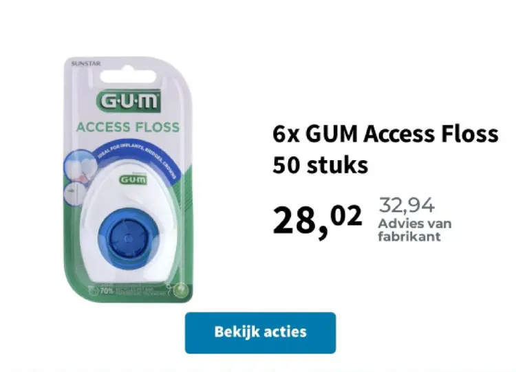 Promotie: Access Floss
