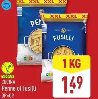 Aanbieding: Penne of fusilli