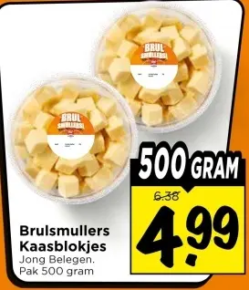 Aanbieding: Kaasblokjes