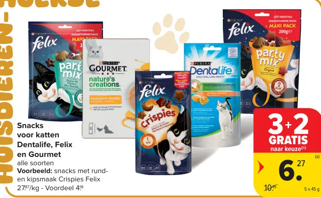 Promotie: Snacks voor katten