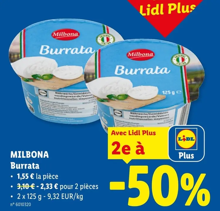 Offre: Burrata