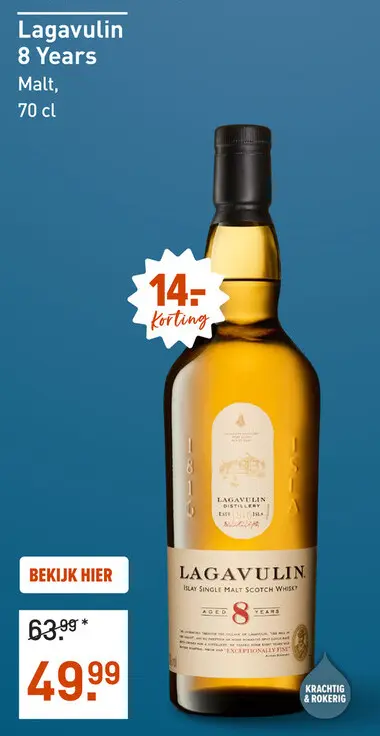 Aanbieding: Lagavulin 8 Years 70CL