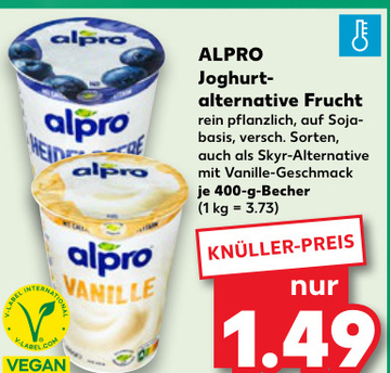 Aanbieding: ALPRO Joghurt-alternative Frucht