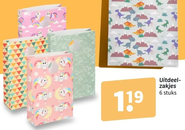 Aanbieding: Uitdeelzakjes