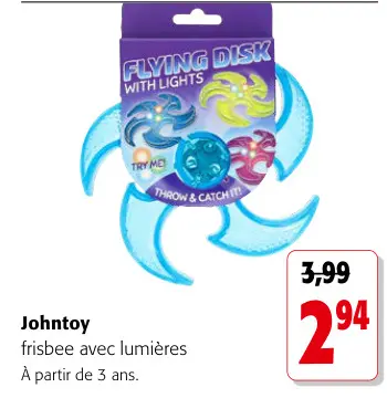 Offre: frisbee avec lumières