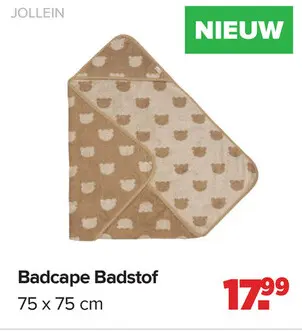 Aanbieding: Badcape Badstof