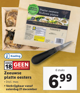 Aanbieding: Zeeuwse platte oesters