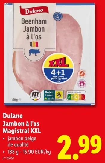 Offre: Jambon à l'os Magistral XXL