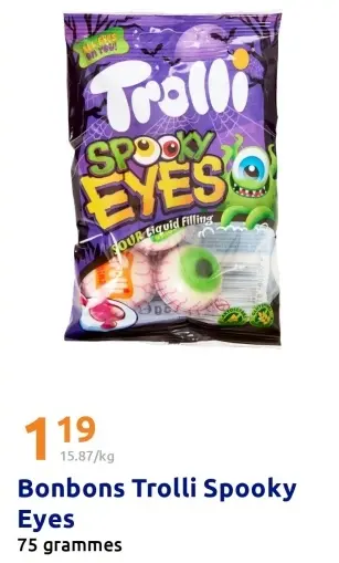 Offre: Bonbons Trolli Spooky Eyes