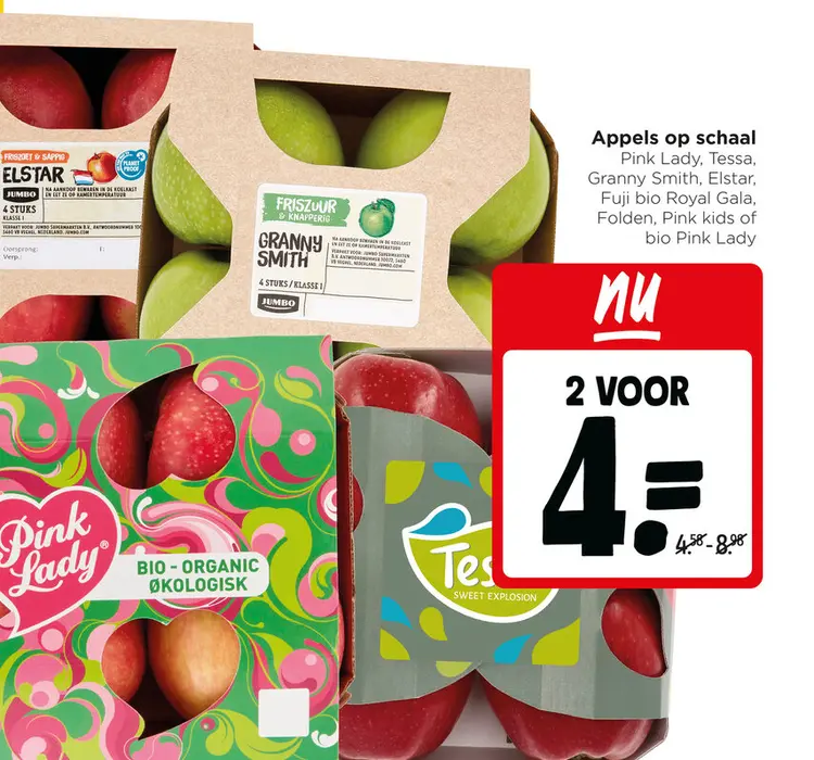 Aanbieding: Appels op schaal
