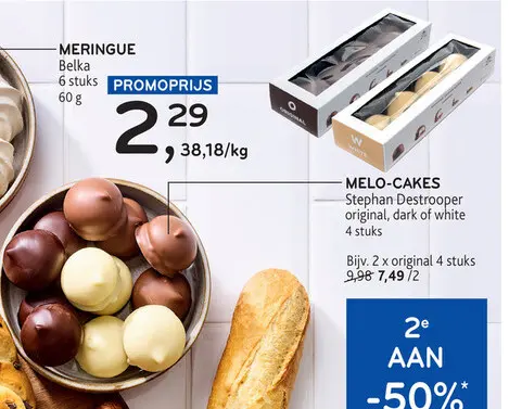 Promotie: Melo-cakes