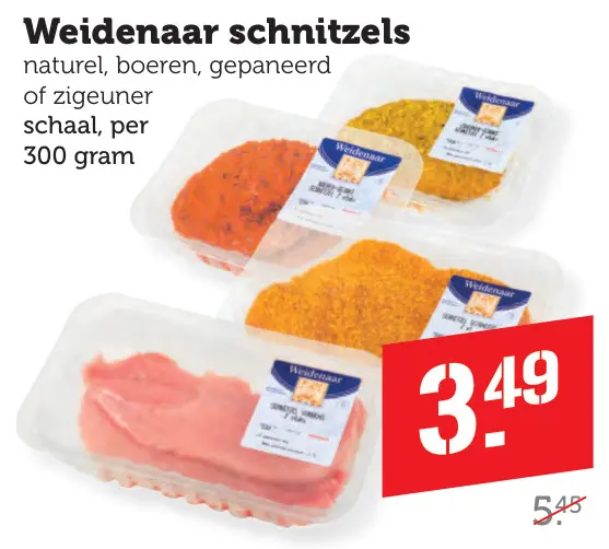 Aanbieding: schnitzels