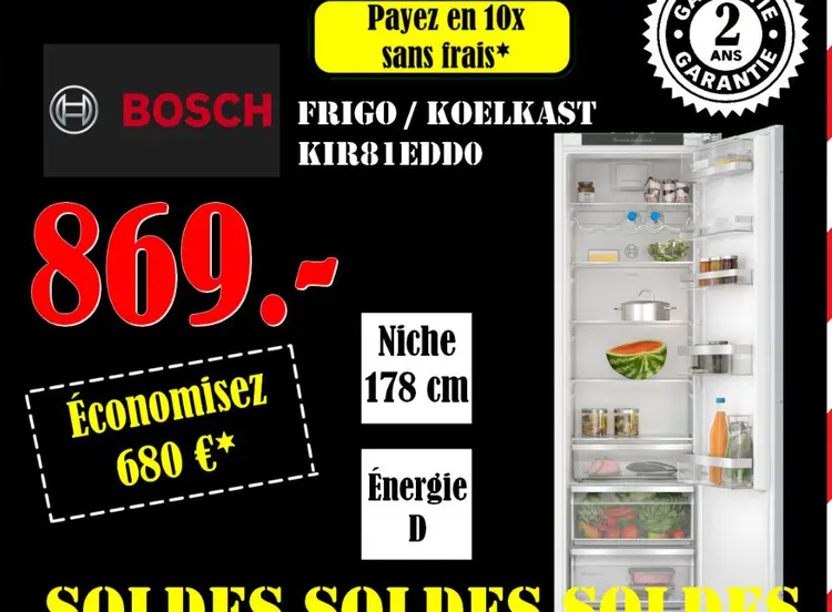 Promotie: Frigo / koelkast kir81eddo