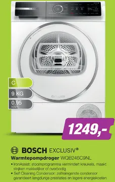 Aanbieding: Warmtepompdroger WQB246C9NL