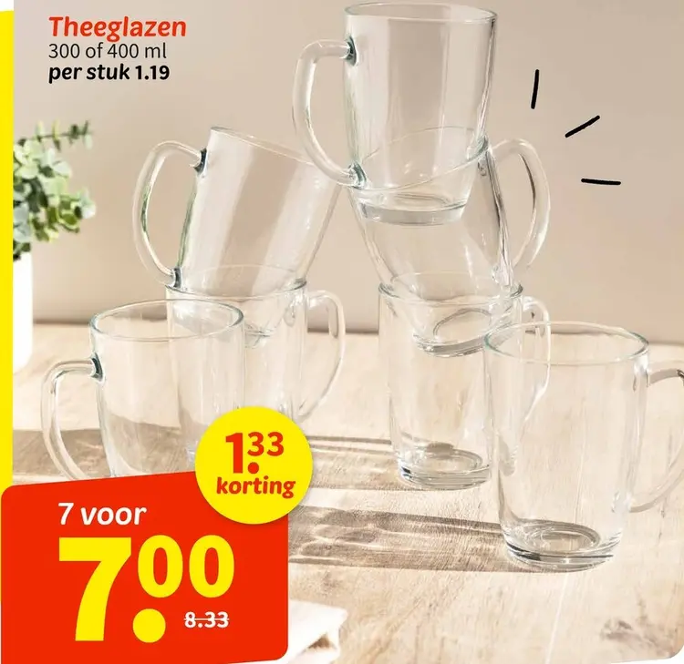 Promotie: Theeglazen