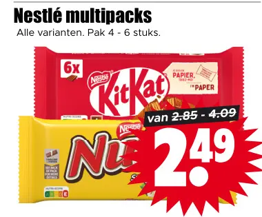 Aanbieding: Nestlé multipacks