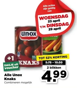 Aanbieding: Alle Unox Knaks
