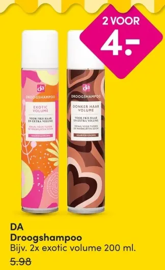Aanbieding: Droogshampoo