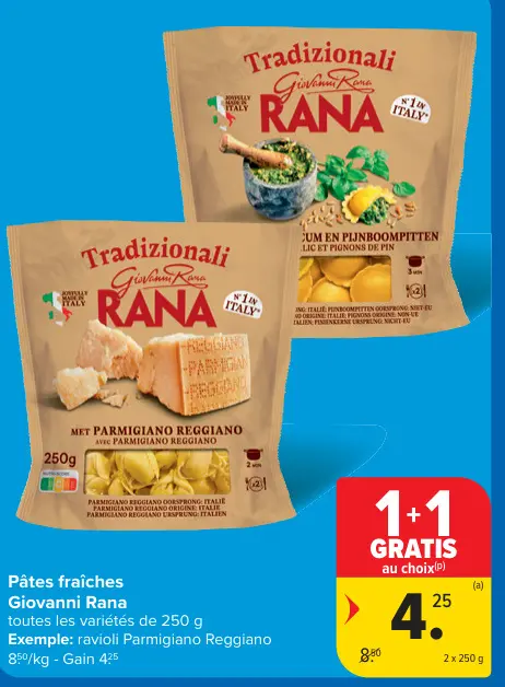 Offre: Pâtes fraîches