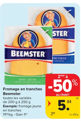 Offre: Fromage en tranches