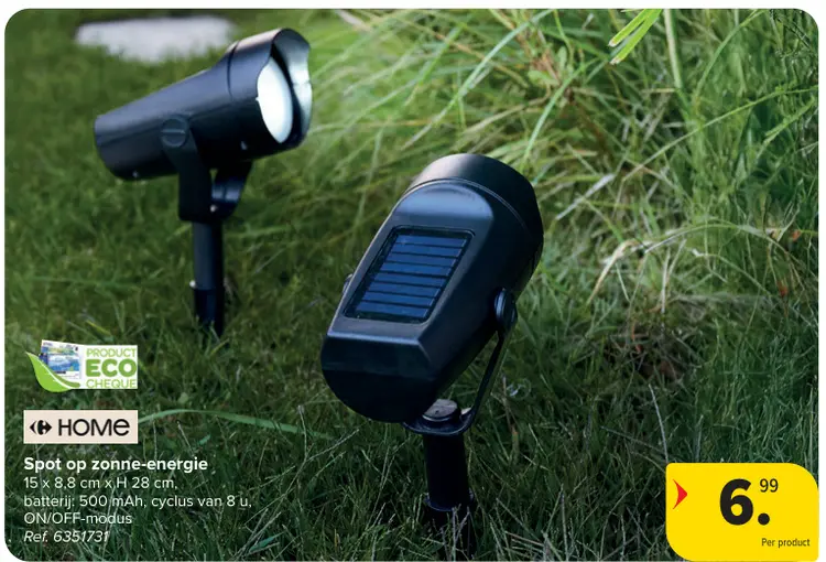 Promotie: Spot op zonne-energie