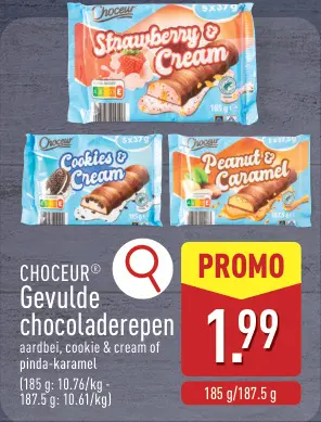 Promotie: Gevulde chocoladerepen