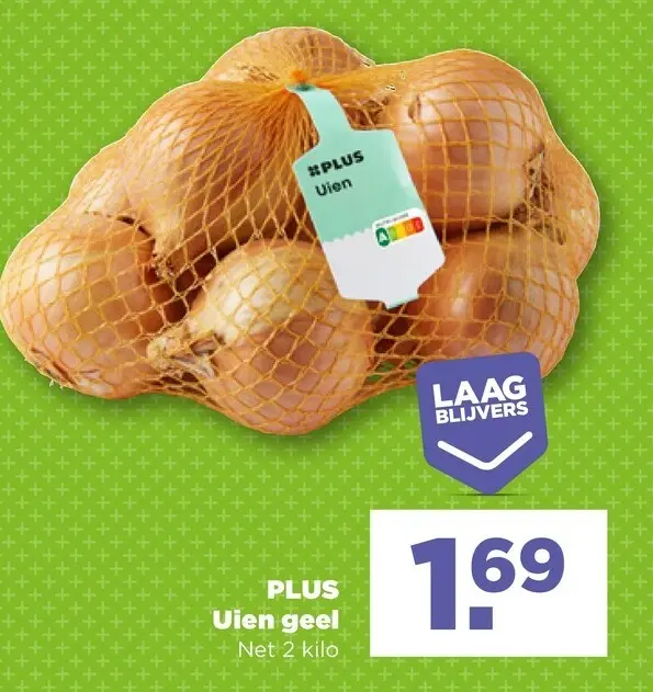 Aanbieding: PLUS Uien geel