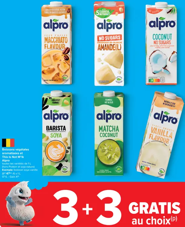 Offre: Boissons végétales aromatisées et This Is Not M*lk