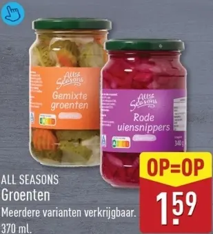 Aanbieding: All Seasons Groenten