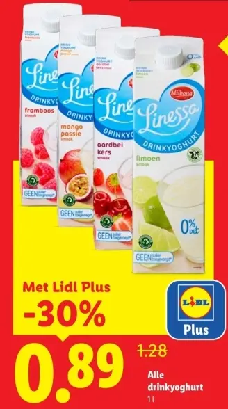Aanbieding: Linessa Drinkyoghurt