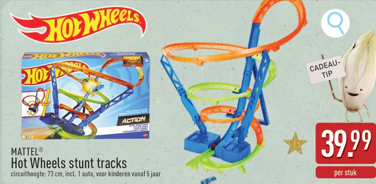 Aanbieding: Hot Wheels stunt tracks