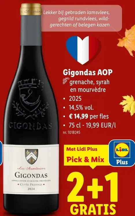 Promotie: Les Aumôniers Gigondas AOP