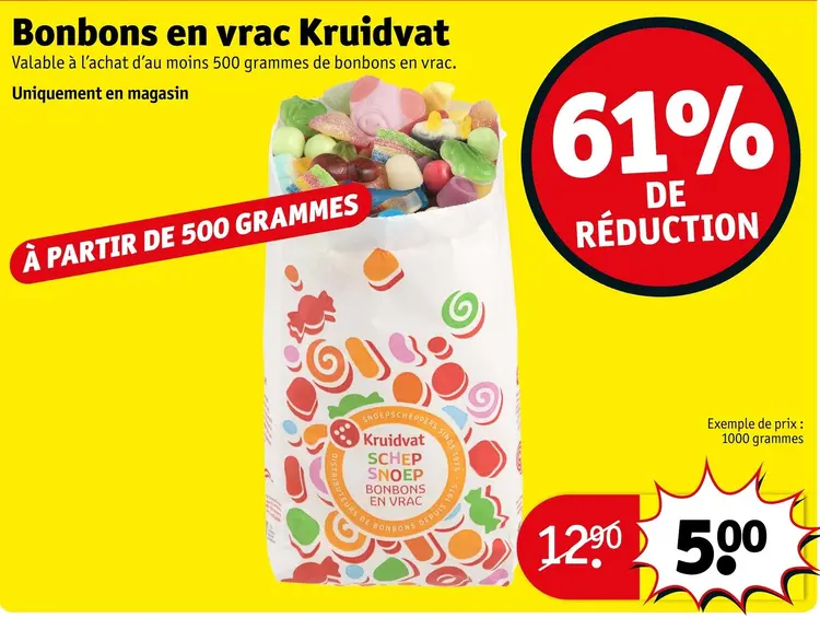 Offre: Bonbons en vrac