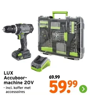 Aanbieding: Accuboormachine 20V