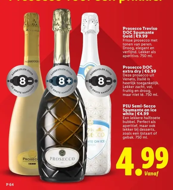 Aanbieding: PIU Semi-Secco Spumante on ice white