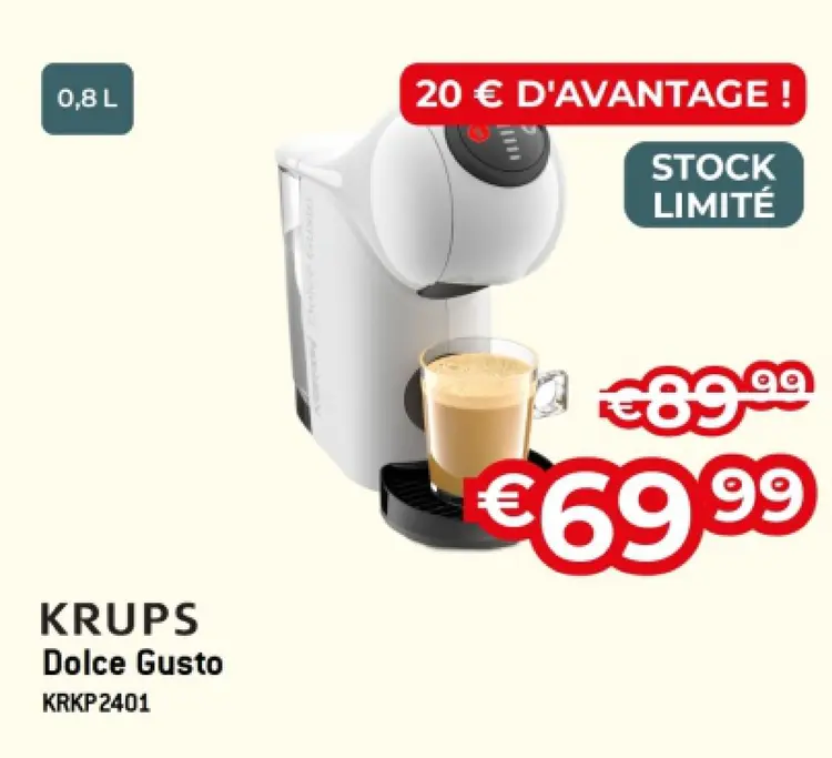 Offre: Dolce Gusto