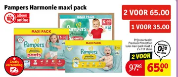 Aanbieding: Pampers Harmonie maxi pack